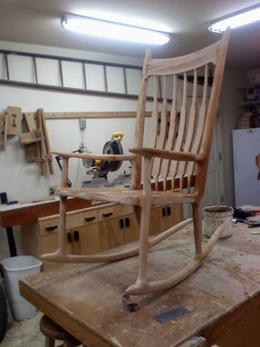 Custom Made Cherry Rocking Chair