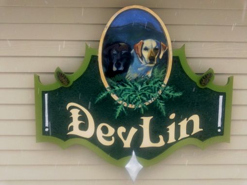 Custom Made Hand Carved Signs