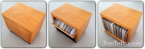 Custom Made Revolving Vinyl Record Album Cabinet