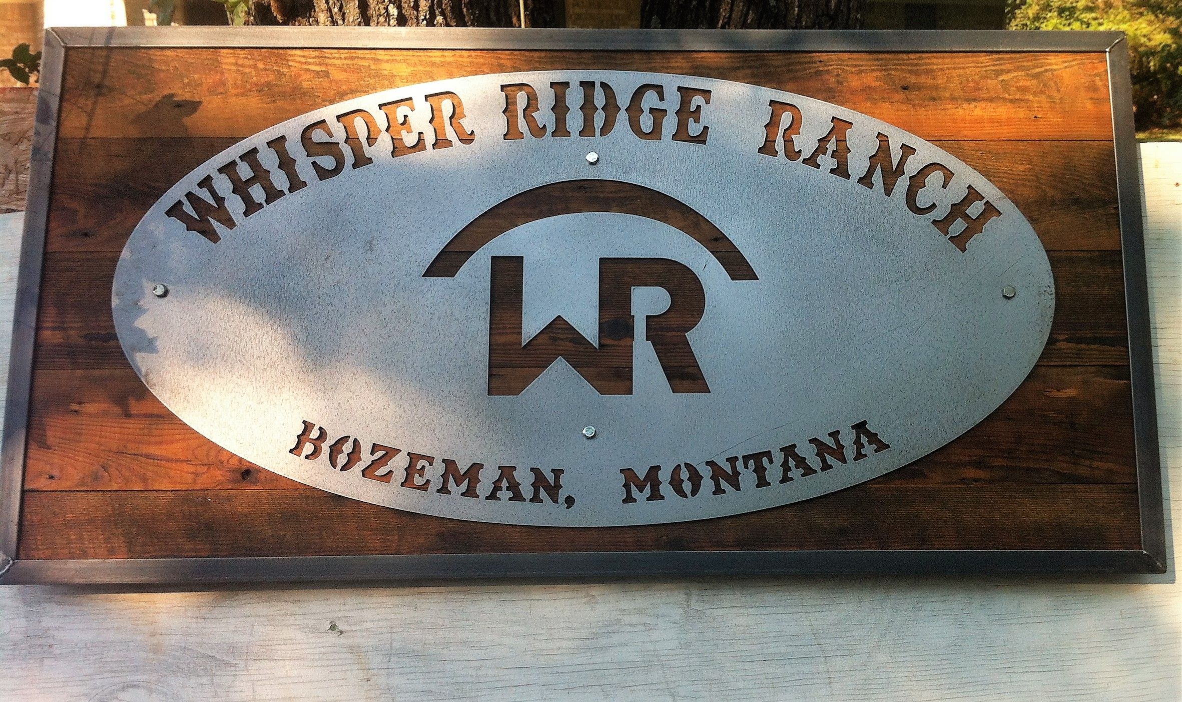 Hand Crafted Custom Metal And Wood Signs Reclaimed Woods