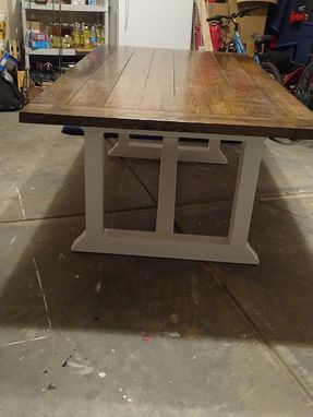 Custom Made X-Frame Farmhouse Style Table