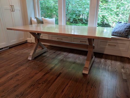 Custom Made Dining Table With X-Base
