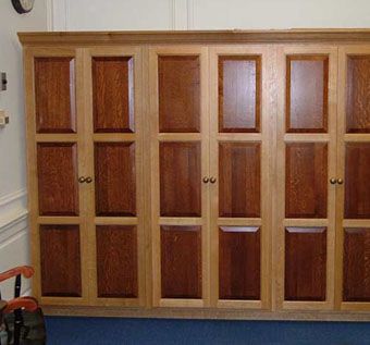 Custom Made Vestment Cabinets