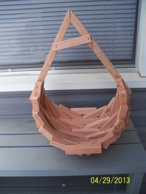 Custom Made Redwood Basket