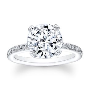 Vintage And Antique Engagement Rings Custommade Las 2ct Antique Round Brilliant Soliatre Engagement Ring By Eric Stein