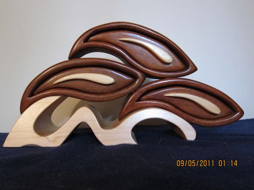 Custom Made Jewelry Box - Swimming Dolphins