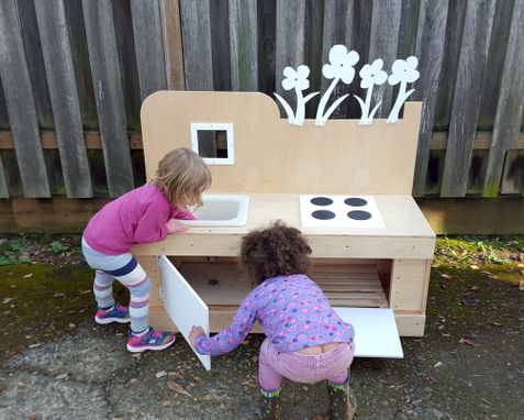 Custom Made Kids Indoor/Outdoor Play Kitchen