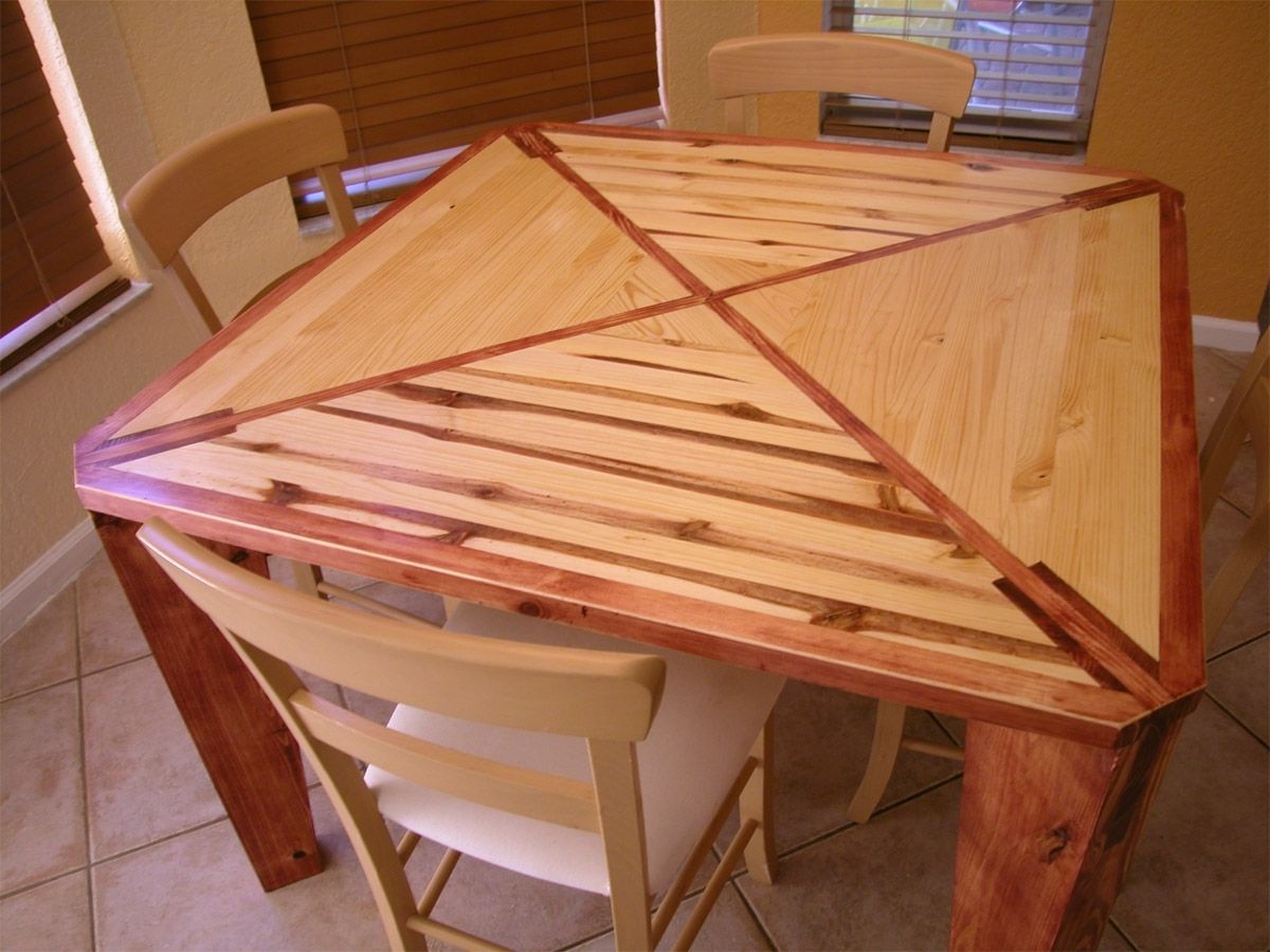 Custom Made Modern Rustic Wood Table by Ekisma