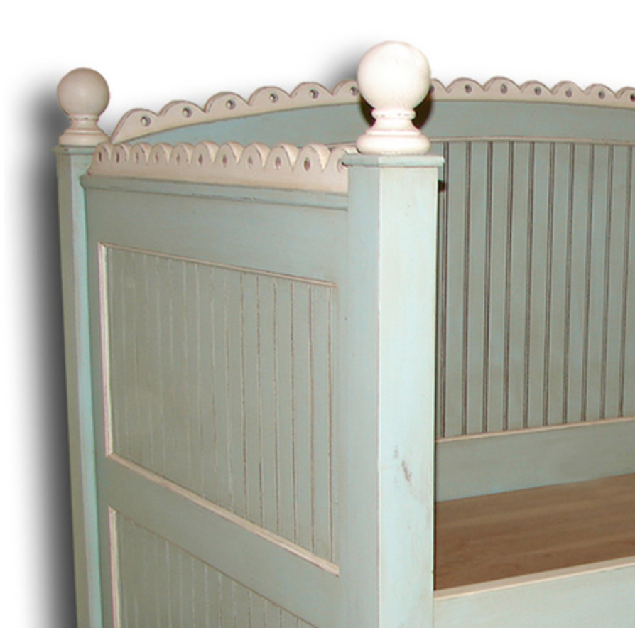 Buy Custom Made Picket Fence Day Bed, made to order from Finished By