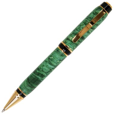Custom Made Lanier Twist Pen - Green Box Elder - Ct1w13