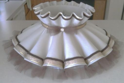 Custom Made Early American Lampshade Recover