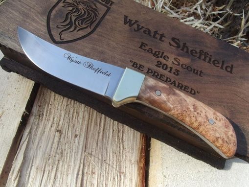 Custom Made Eagle Scout Commemoration Knife