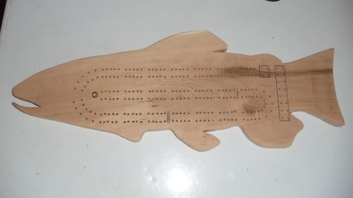 Custom Made Trout Cribbage Board