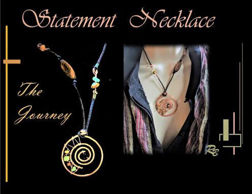 Custom Made Custom, Fashion Jewelry, Designer, Necklace, Gemstones, Copper, Wife Gift, Gifts For Women