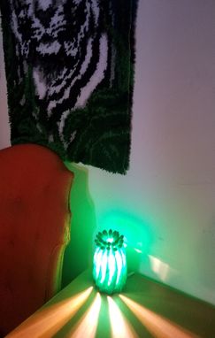 Custom Made Barrel Cactus Lamp