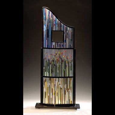 Custom Made Fused Glass Sculpture