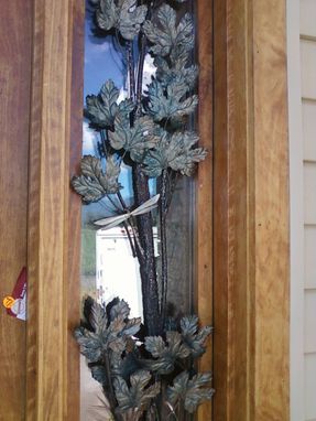 Custom Made Maple Arch Doorway, Fabricated Metal Sculpture