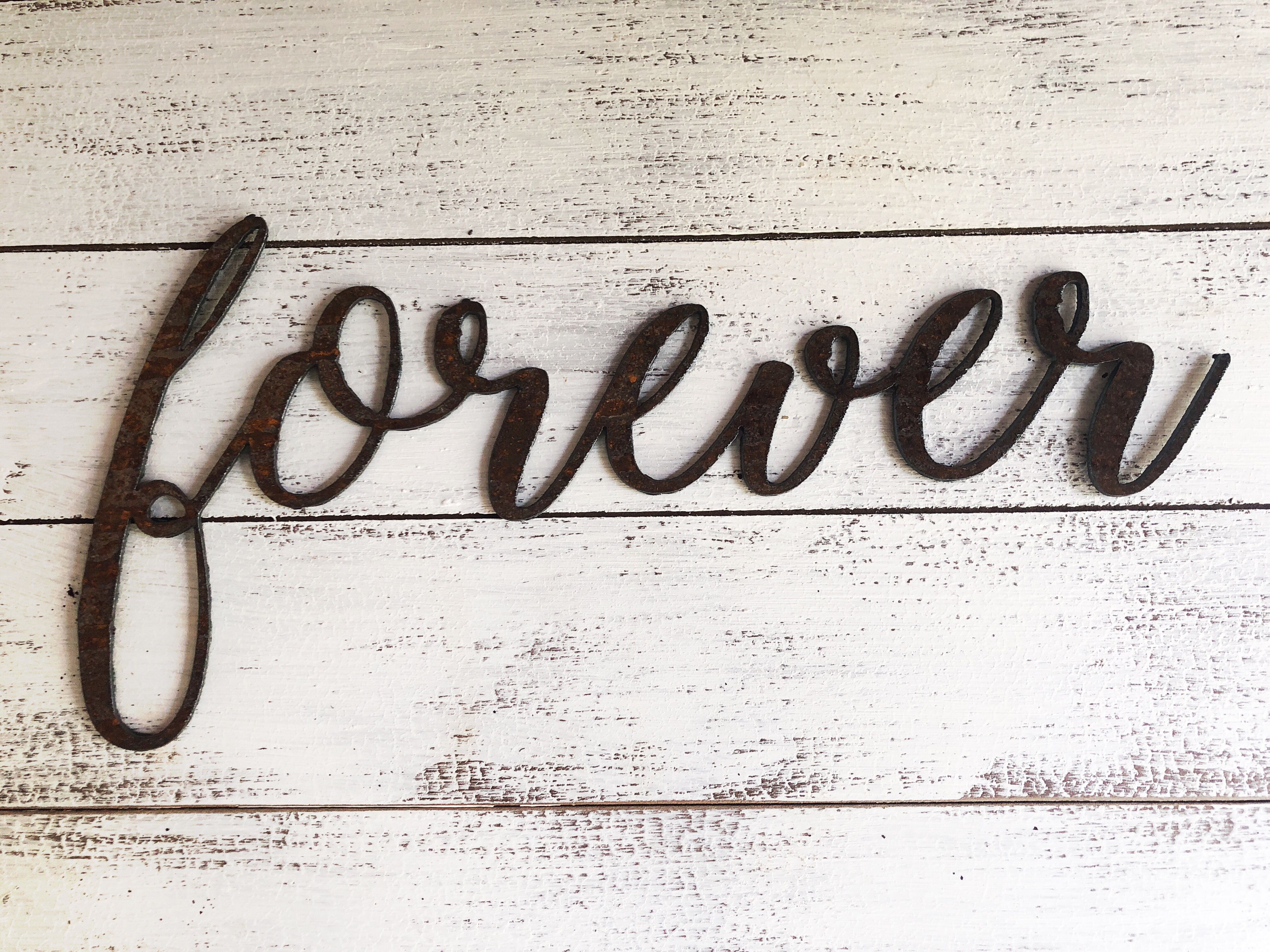 Custom Rustic Metal Art Signs by Urban Mining Company