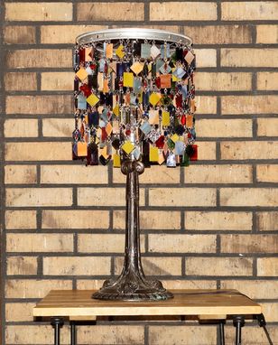 Custom Made Custom Made, Stained Glass, Art Glass Lamp, Table Lamp, Accent Light (One Of A Kind)