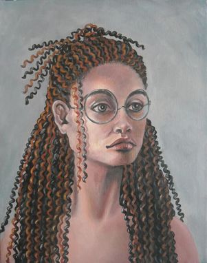 Custom Made Distance-16x20 Acrylic On Canvas Portrait