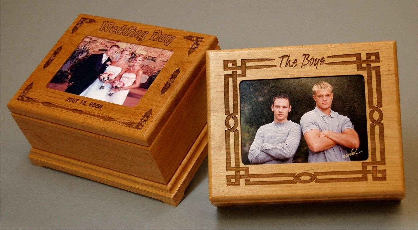 Hand Crafted Custom Laser Engraved Keepsake Jewelry Boxes by ...