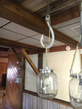 Custom Made Hook And Lantern Light Fixture