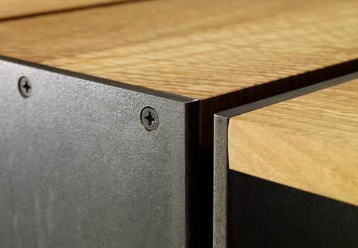 Custom Made Eucalyptus And Steel Table Or Stool