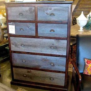 Hand Crafted Ikea Hack – Rustic Wood Top And Sides Dresser Cover