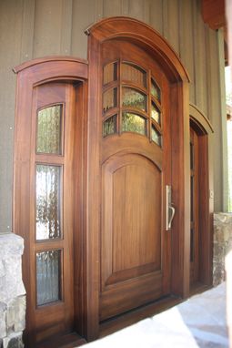 Custom Made Craftsman Mountain Home Doors