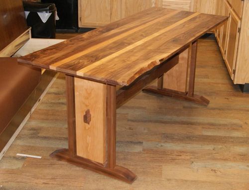 Custom Made Rustic Trestle Table
