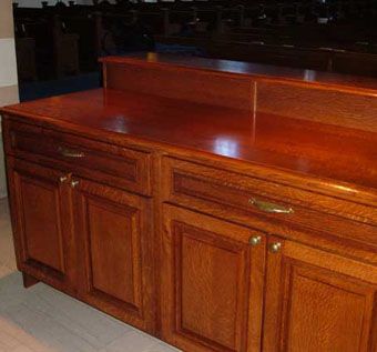 Custom Made Chapel Cabinets
