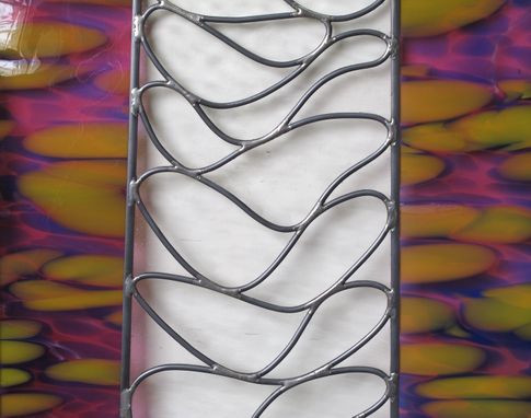 Custom Made Abstract Stained Glass Hanging Window