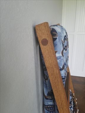 Custom Made American Oak Blanket Ladder