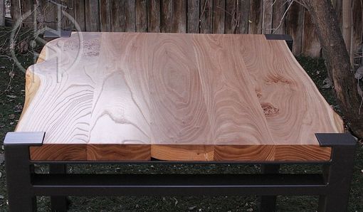 Custom Made Siberian Elm Side Table