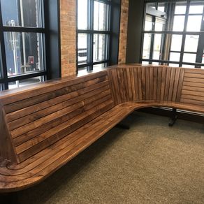 Custom Made Cherry Wood Bar by FURNITURE BY CARLISLE