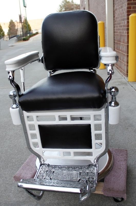 Handmade Red Theo A Kochs Barber Chair By Custom Chairs Handmade Red Theo A Kochs Barber Chair By Custom Chairs Custommade Com