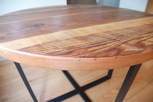 Custom Made Reclaimed Timber Round Dining Table
