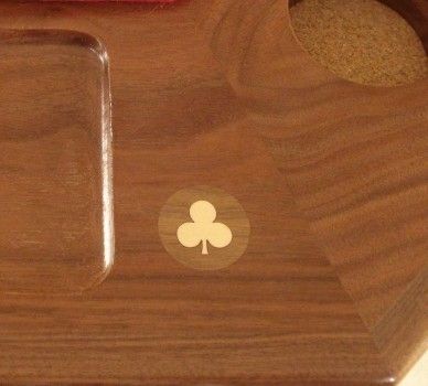 Custom Made Walnut Poker Table