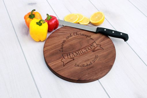 Custom Made Personalized Cutting Board, Engraved Cutting Board, Custom Wedding Gift – Cbr-Wal-Hamilton