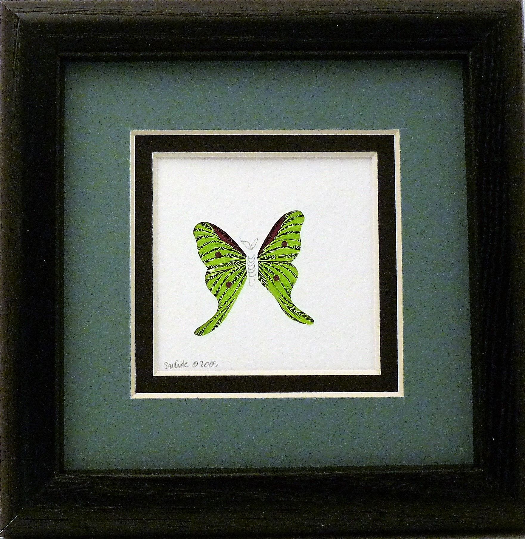 Buy Hand Made Butterflies Quilled Swallowtail Butterfly Miniature