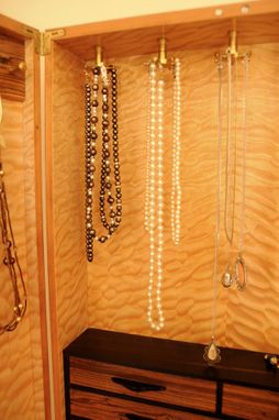 Custom Made Wall Mounted Jewelry Cabinet