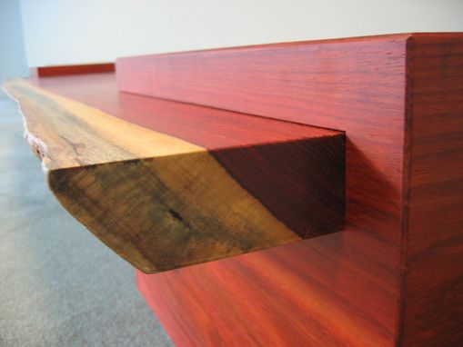Custom Made Padauk Coffee Table/Bench