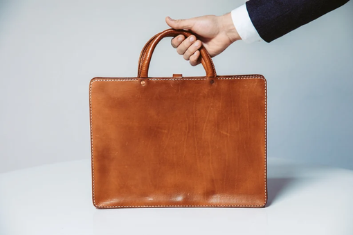 Custom Made Leather Briefcase, Messenger, Leather Portfolio Bag Leather Attache Minimal Folder