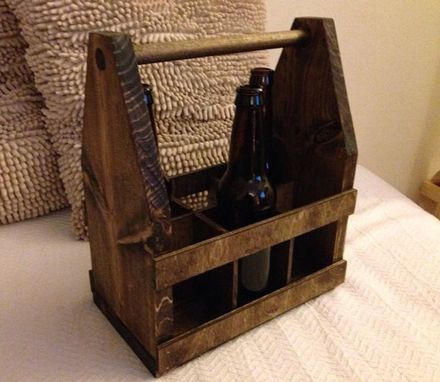 Custom Made Rustic Six Pack Bottle/Beer Holder