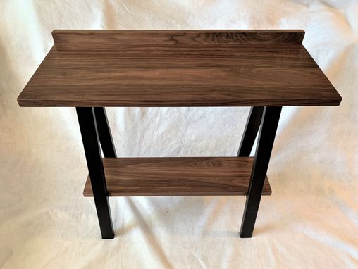 Custom Made Modern Industrial Occasional Table, Accent Table, Entryway Table