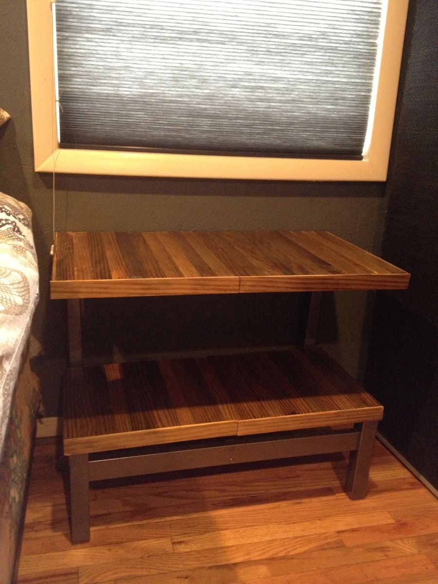 Hand Made Floating End Table. by Totland Design.