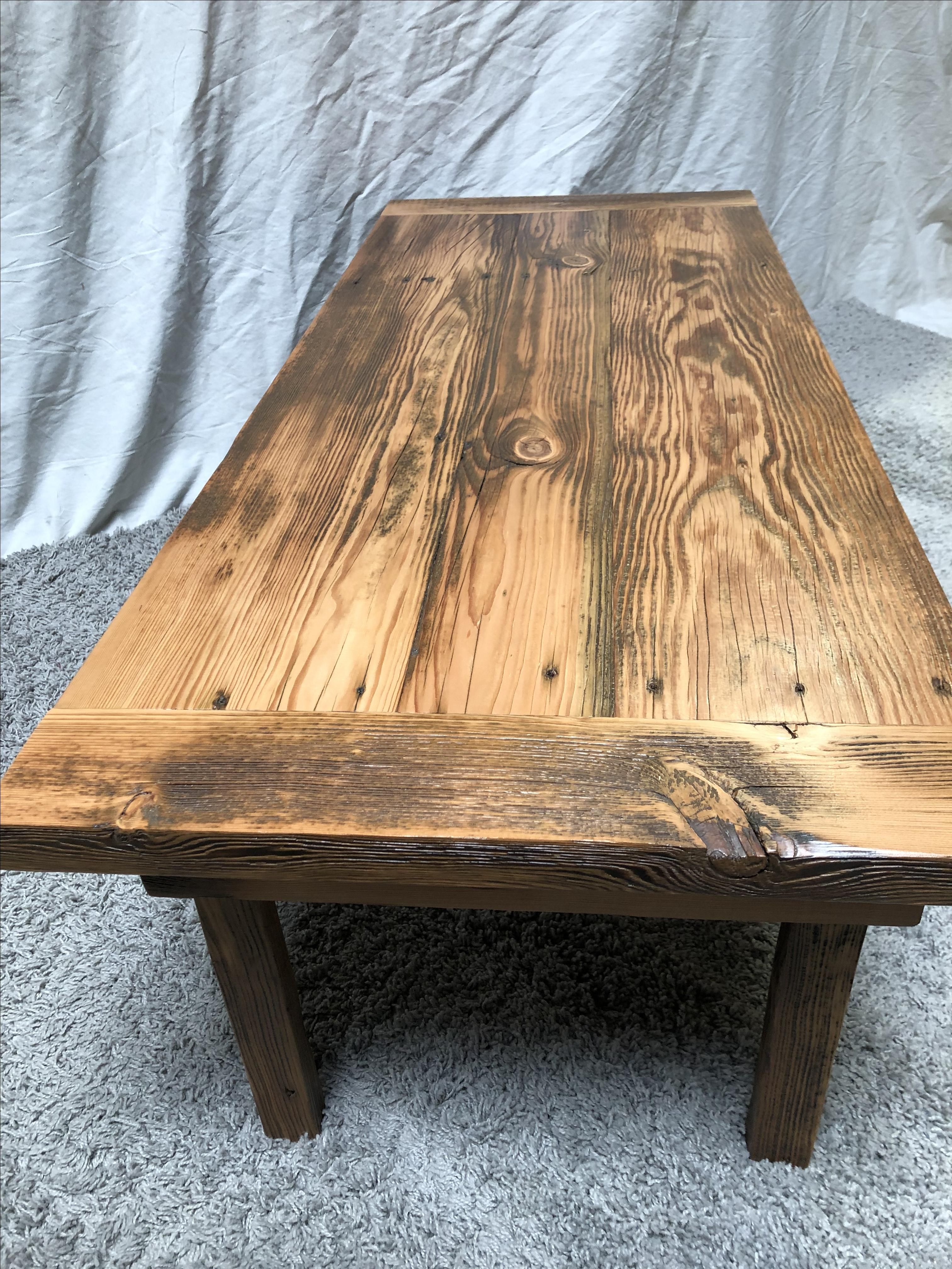 Buy Custom Reclaimed Coffee Table, made to order from Twisted Hearts ...