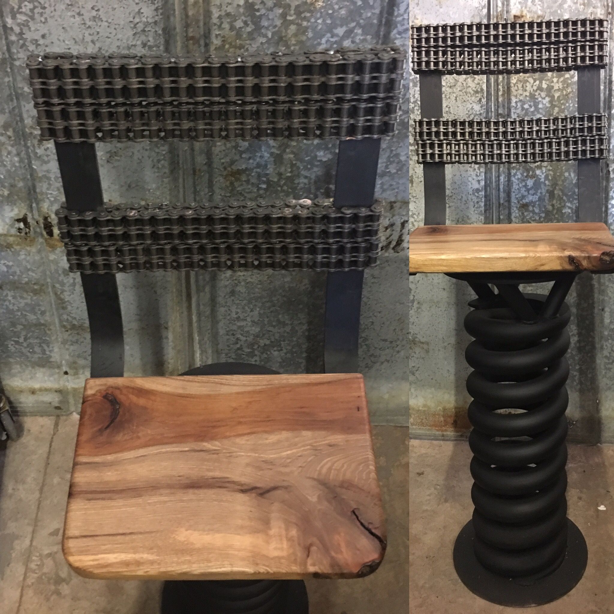 Custom Truck Coil Spring Bar Stools Made To Order From Southern Custom Truck Coil Spring Bar Stools Made To Order From Southern Restoration Custommade Com