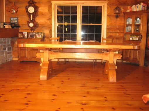 Custom Made Heavy Timber Dining Table
