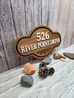 Custom Made Personalized Routed Address Sign